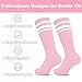 Sarfel Toddler Soccer Socks Kids Soccer Socks 4-6 Years Girls Softball Sock for Girls Youth Baseball Sock Kids 4-6