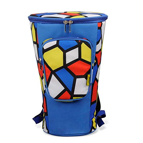LEBEE Djembe Bag 10/12/13'' African Drum Djembe Carry Case Waterproof Shockproof Bag Backpack,C-13inches