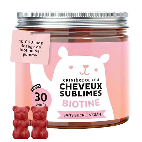 Crinière de Feu Cheveux Sublimes - Gummies Biotine – Formule