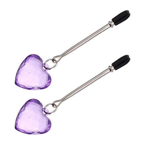 ARTIBETTER Braçadeira de Mamilo Coração Clipe de Leite Clipe de Mamilo Clipe de Clitóris Joias de Ma
