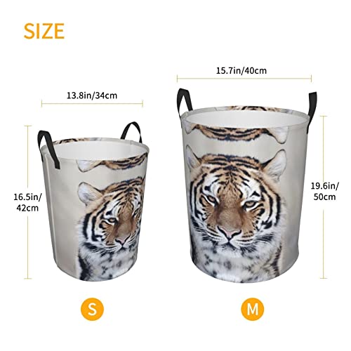 Panier à linge pliable tigre pour libérer l'espace au sol - 6