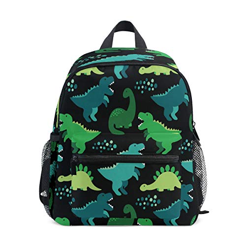 Cute Childish Seamless Pattern With Dinosaurs PreSchool Bag Kids Backpack for Toddler Boy