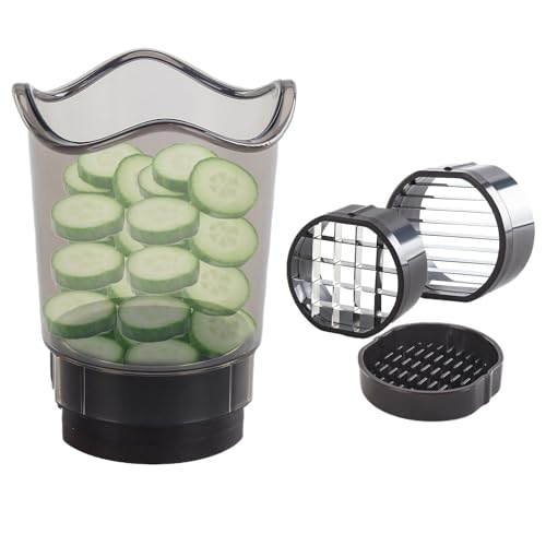 Tagliafrutta A Tazza | Taglia Banana Rimovibile,Accessori da Cucina Leggeri Multifunzionali, Utensile per Preparare Insalate, Spuntini Veloci con Uova, Banane e Cetrioli