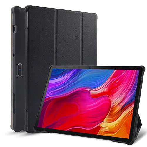 PRITOM 10 Zoll Tablet Hülle Universal Tablet Hülle Kompatibel Tronpad 10 Zoll Tablet & M10 - Fester Betrachtungswinkel, Standfolio und Rundumschutz Cover