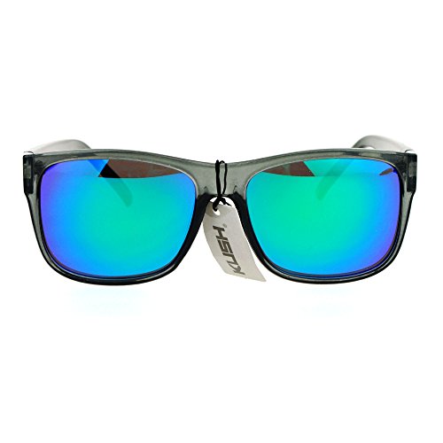 PASTL KUSH Unisex Sunglasses Slate Gray Square Frame Mirror Lens UV 4002