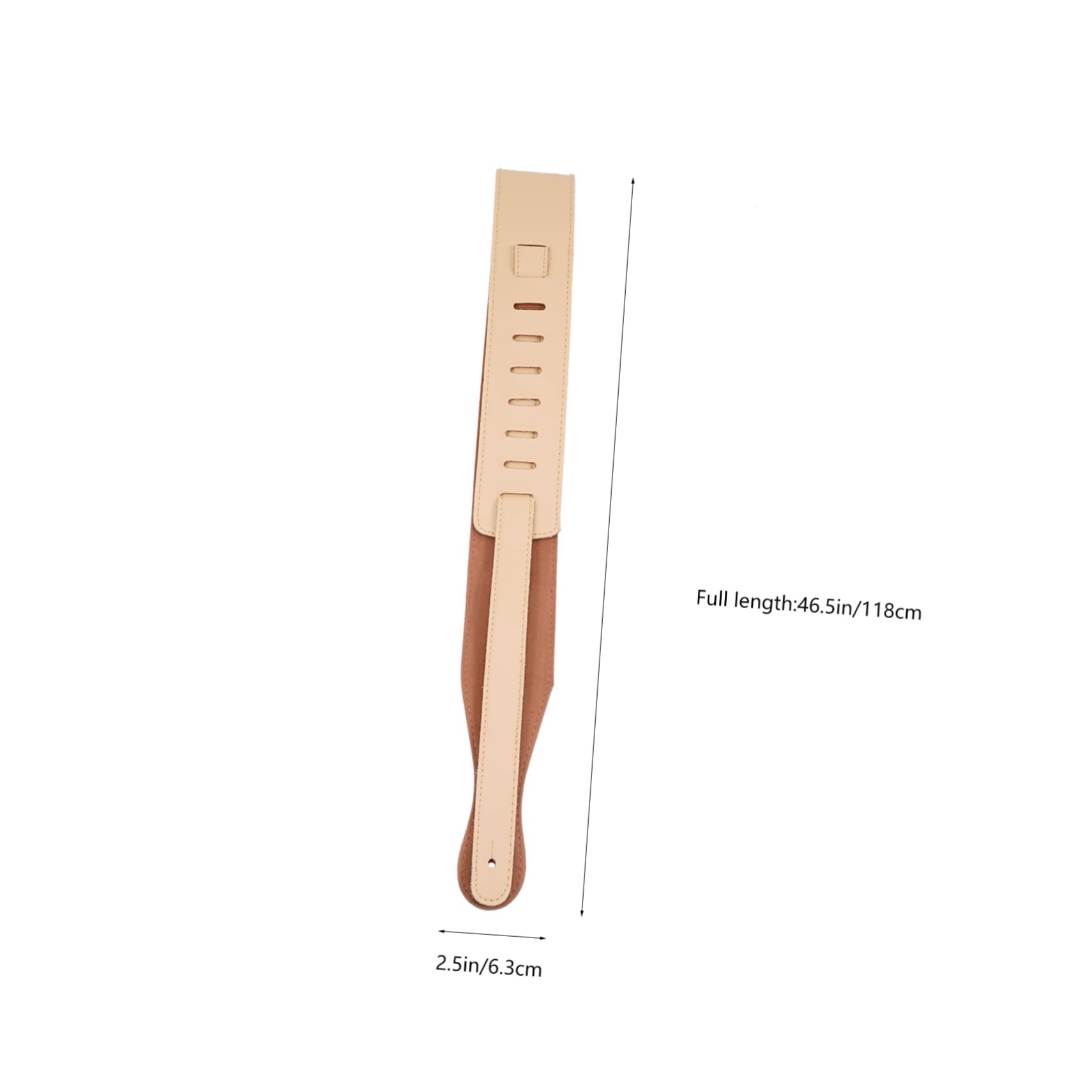 VICASKY 4 correas de guitarra de piel sintética ajustable y resistente para guitarras acústicas, cómodas y duraderas