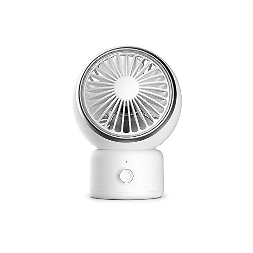 Jia Hu 1Pc Desktop Fan Rotate USB Fan 3 Speed Adjustable Fans Small Mini Table Fan