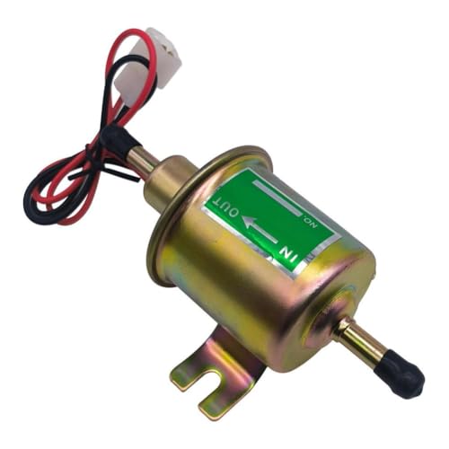 12V HEP-02A Universal Electric Fuel Pump Low Pressure Bolt Fixing Wire Petrol Carburetor Compatible With Automotive Motorcycle Parts
