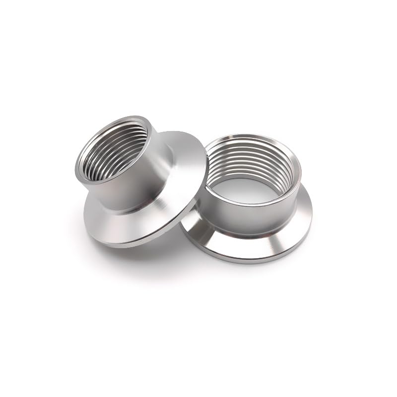 50.5mm 1インチ 304 ステンレススチール メスねじパイプ継手アダプター 1個。