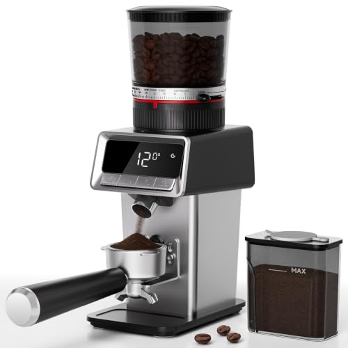 AAOBOSI Kaffeemühle, Antistatik, 40 Mahlgrade, LED-Display – Ansicht 1