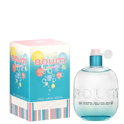 JEANNE ARTHES - Eau de Parfum Femme Boum Savon - Floral & Frais - Rose et Jasmin - Fabriqué en France à Grasse - Cadeau Femme - Flacon Vaporisateur 100 ml