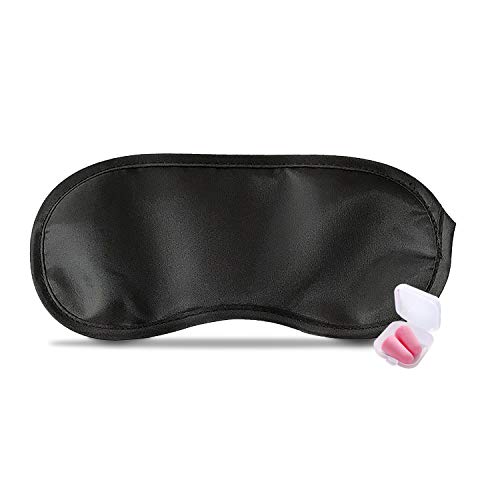 Maltose-20-Pcs-Sleep-Eye-Masks-with-1-Pairs-Earplugs-Black-Sleeping-Mask-Polyester-Blindfold-Filled-Sponge-Thicker-Eye-Shade-Cover-Adjustable-Strap-Travel-Party-Team-Games-Men-Women