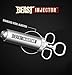 Grill Beast - 304 Stainless Steel Meat Injector Kit with 2-oz Large Capacity Barrel and 3 Professional Marinade Needles