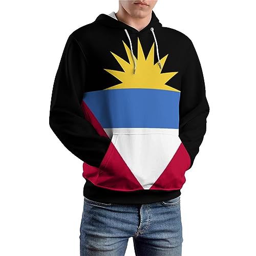 Fattyeery Mens Pullover Sweatshirts Barbados Flag Hoodie Sweatshirts for Adult Sweater Casual Unisex Sweatshirt4