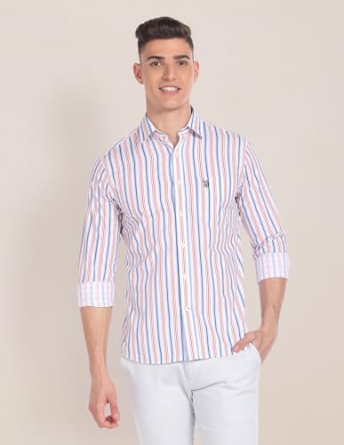 Image of U.S. Polo Assn. Cotton Men Shirt, Regular Fit