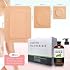 38 Pcs Castor Oil Patches Set(16oz/473ml), Castor Oil Organic Cold Pressed Glass Bottle, Self-Adhesive Cotton Castor Oil Pack Wrap for Belly Button Stomach Waist Neck Arm Leg Chest Knee