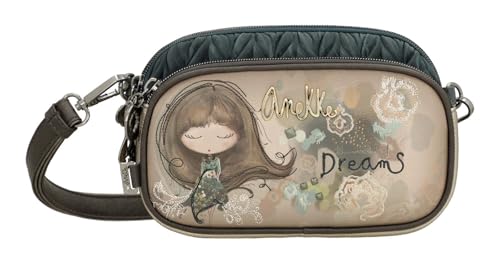 Anekke bolso bandolera Real Crossbody cómodo y espacioso para organizar tu día a día