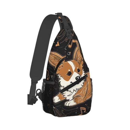 Mochila tipo bandolera pequeña para senderismo unisex