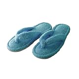 [The 247 Life Plus] 湯上りサラッとタオルスリッパ スリッパ 室内 タオル地 ルームサンダル 鼻緒 お風呂上り 夏用 コットンパイル ルームシューズ レディース 約23.0cm～25.0cm ミント