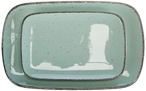 Foto von Ritzenhoff & Breker Servierplatten-Set Casa, 2-teilg, 24x15,5 cm und 33x20 cm, Blau