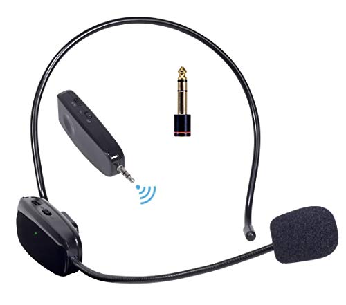 Hisonic HS100A 2.4G 40-Channel Auto-pairing Wireless Headset Microphone