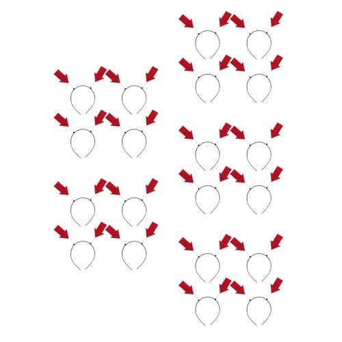 LUOZZY 20pcs Funny Arrow Headband Photo Props for Halloween Birthday Party Concerts Hair Accessories