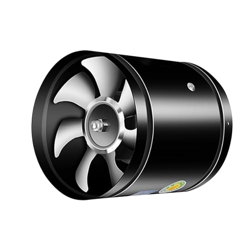 Jiawu Kanalventilator, 220 V Hochgeschwindigkeits-Abluftventilator für den Küchenkeller (4 Zoll 20W)