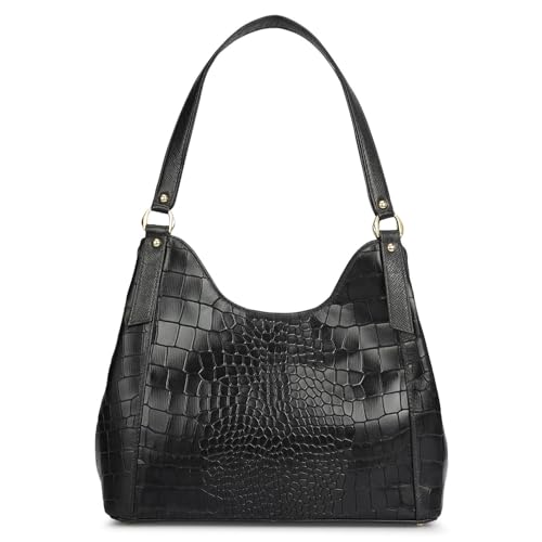 Image of Da Milano Leather Shoulder Bag for Women (01208M-OL)