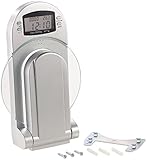 Rosenstein & Söhne Wandwaage: Digitale Küchenwaage zur Wandmontage, klappbar, Timer, 3 kg...