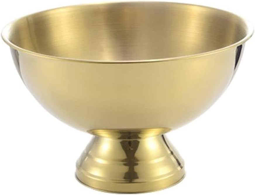 Cubo de hielo de acero inoxidable, enfriador de champán de metal duradero para decoración del hogar