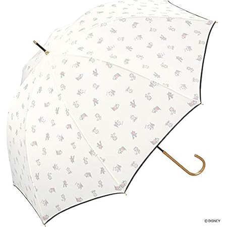 Amazon Co Jp ワールドパーティー Wpc ディズニー雨傘 長傘 白 58cm レディース フィガロ キャンディリボン Ds045 09 Of 服 ファッション小物
