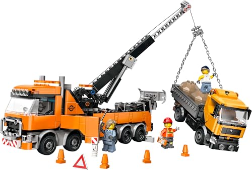 Le remorqueur avec grue pour poids lourd - vue 3