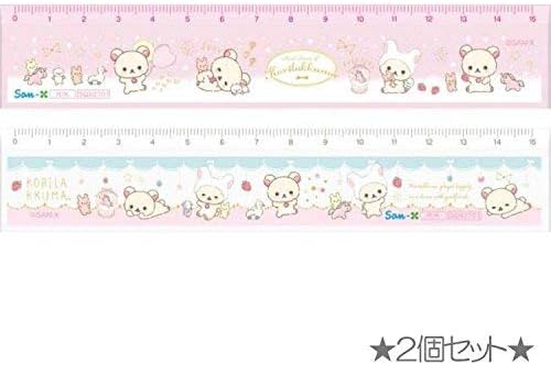 Amazon Co Jp 2個セット リラックマ 定規 コリラックマ コリラックマのふんわりかわいい夢 文房具 オフィス用品