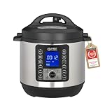 TZS First Austria - Elektro Schnellkochtopf 6L - 12 Auto-Programme - Multikocher 1000W Multicooker als Reiskocher, Dampfgarer, Crock Pot etc. - Elektrischer Multivarka Druckkochtopf