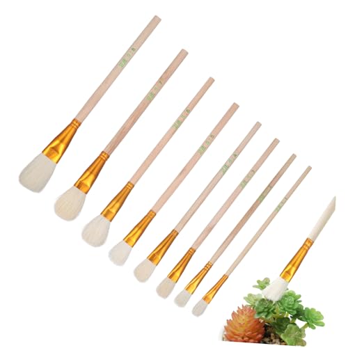 Conjunto de 8 pinceles manuales para polinización miniatura 1