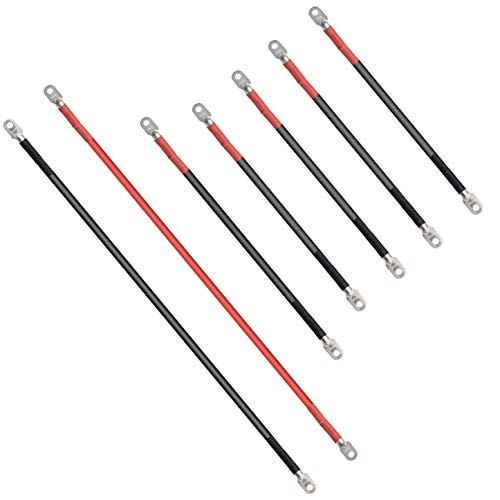 Golf Cart Battery Cables Wiring Kit for EZGO TXT 1994 & UP with 4 Gauge