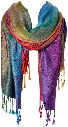 Goood Times Fashion Women's Silk Scarf Luxury Satin Shawl Wraps