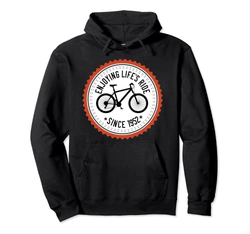 Cool 70th Birthday camiseta 70 Year Old Mountain Biker Sudadera con Capucha