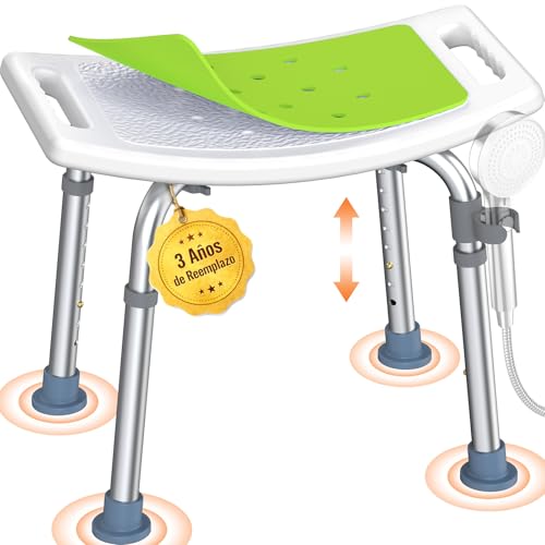 Luckfaith LC02 Taburete Ducha para Ancianos, Silla de Ducha Antideslizante