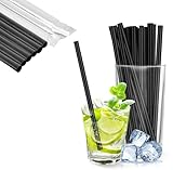 ✅【Ausreichende Mengen】100 Stück Wiederverwendbare Einzeln Verpackt Strohhalme Plastik, die bequem und hygienisch zu tragen ist, und die Menge reicht aus, damit mehrere Personen sie bei verschiedenen Gelegenheiten zusammen verwenden können.