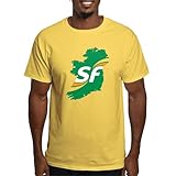 CafePress Sinn Fein Logo Light T Shirt Men's Traditional Fit Light Casual T Shirt Yellow
