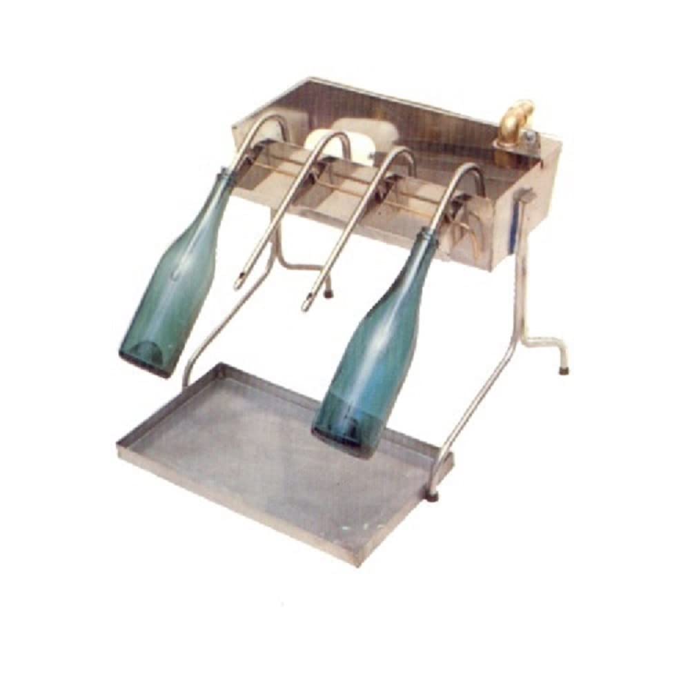 Llenador botellas inox 4 caños de acero inoxidable para embotellado manual de vino y sidra