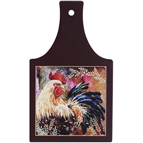 Hahn Topfuntersetzer aus hitzebeständiger Keramik Cover