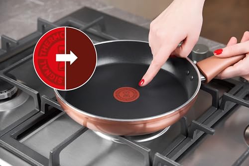 Lagostina Ramata Wok Antiaderente in Alluminio Ø 28 cm con Esterno Effetto Rame, Pentola Gas e Forno, Rivestimento Titanium Easy, Manico Ergonomico in Bakelite - Immagine 3