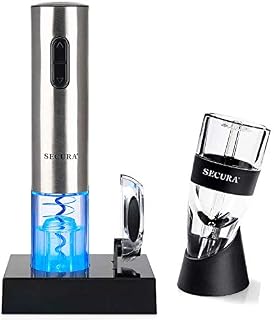 Secura Bundle Electric Wine Opener With Wine Aerator Pourer