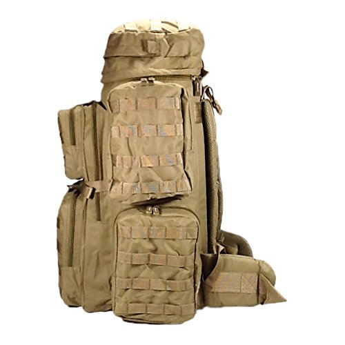 24" 3200Cu. In. Tactical Hunting Camping Hiking Backpack Op830 Tan #TOP6