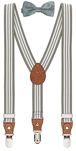 SÜSSES UND BUNTES Kinder Strapshalter Und Fliege Set Elastisch