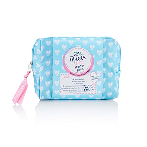 Lil-Lets Kit de démarrage pour adolescents, contenant des protège-slips et des tampons Lil-Lets sans applicateur – vue 2