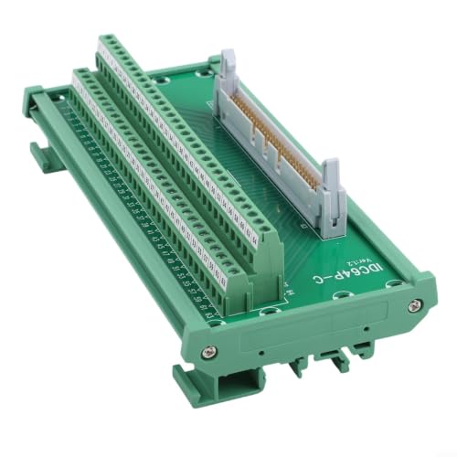 Image of IDC 64 Pin Terminal Block Green for PLC Systems