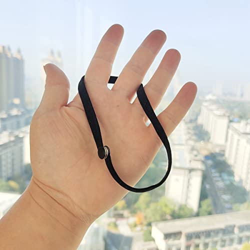 Lifefun 6Pcs Long Snap Hair Ties For Thick Hiar Natural Curly Hair Adjustbale Hair Rope For Puff Ponytail And Braided Hair (12.6 Inch-6Pcs-40% Choose) #TOP4